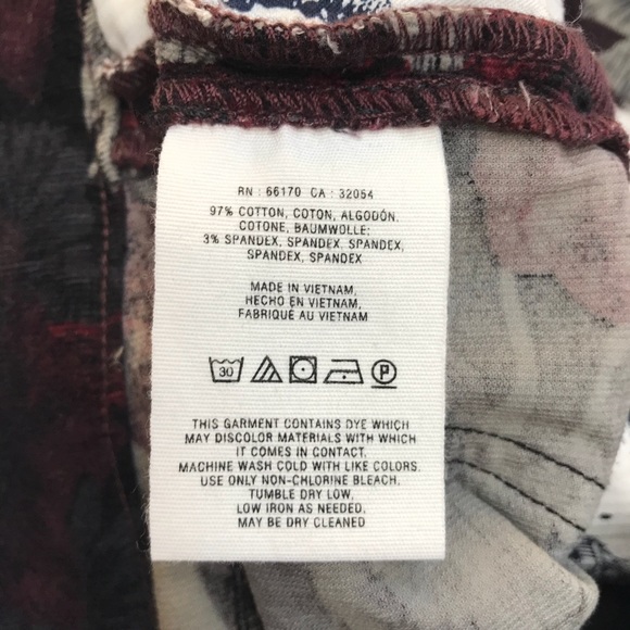 Pilcro And The Letterpress Floral Corduroy Pants - Picture 6 of 8